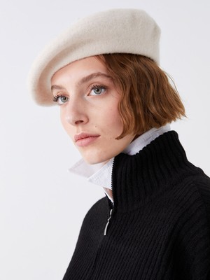 Lc Waikiki Yeni Sezon Düz Kaşe Kadın Ressam Şapkası