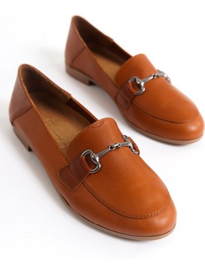Özse Shoes Deri Babet Toka Detaylı Loafer