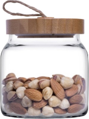 Paşabahçe Woody Bambu Kapaklı Kavanoz 575 cc 3 Adet