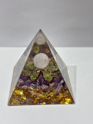 Gemsartdeco Yeşim Taşlı Kalp Çakrası Orgoniti