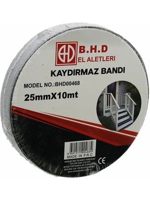 Ttt Kaydırmaz Siyah Bant 25 mm x 10 mt