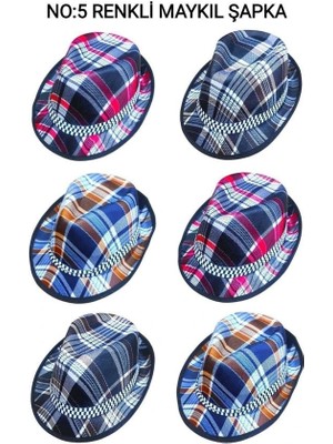 Shopwave No-5 Renkli Maykıl Şapka (5047)