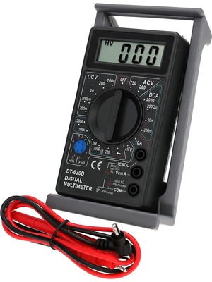 Yurdugül 830D Dijital Ölçü Aleti Multimetre Buzzer