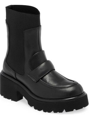 Tergan  Siyah Hakiki Deri Kadın Casual Bot - K24K1BT67693-A23