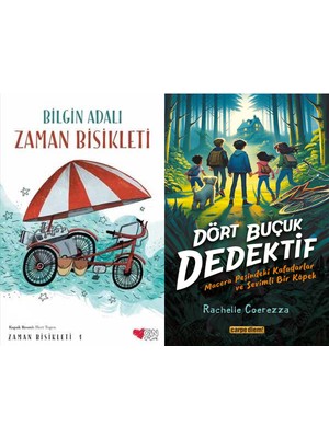 Can Yayınları Zaman Bisikleti 1 (Bilgin Adalı) ve Dört Buçuk Dedektif (Rachele Coerezza)