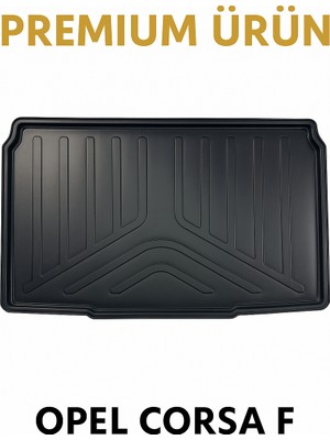 Black Gold Opel Corsa F Uyumlu 3D Bagaj Havuzu Premium