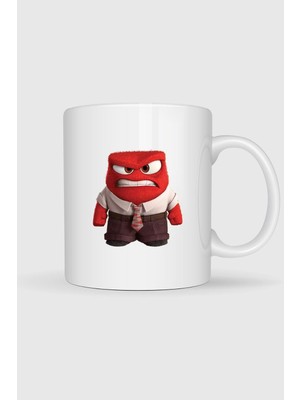 Bahriyeli Collection  Riley Anger Emotion Pixar Fear Tasarımlı Kupa Bardak