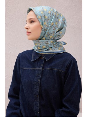 Belli % 100 Twill Ipek Eşarp 4212D 34