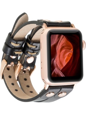 Bouletta Apple Watch Uyumlu Deri Kordon Ely Double Tour Rst1
