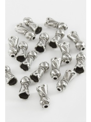 Bijuteri Net Plastik Çizgi Noktalı Tesbih Püskül Ara Aparatı 50 Gram