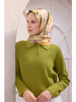 Belli % 100 Twill Ipek Eşarp 4216D 56