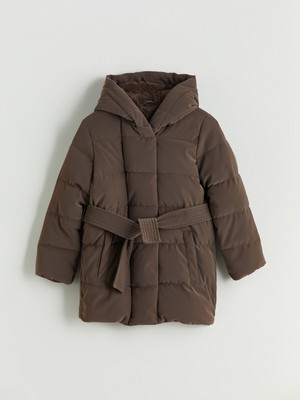 Lc Waikiki Yeni Sezon Kapüşonlu Kız Çocuk Kaban