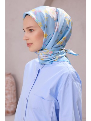 Belli % 100 Twill Ipek Eşarp 4210D 54