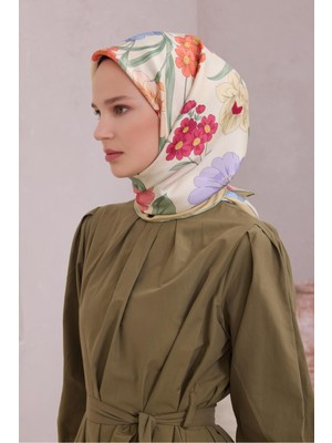 Belli % 100 Twill Ipek Eşarp 4219D 52