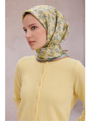 Belli % 100 Twill Ipek Eşarp 4212D 05