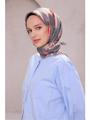 Belli % 100 Twill Ipek Eşarp 4210D 83