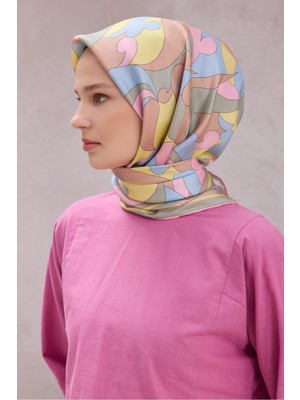 Belli % 100 Twill Ipek Eşarp 4213D 50