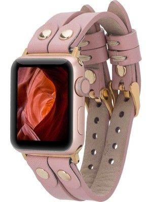 Bouletta Apple Watch Uyumlu Deri Kordon Ely Double Tour Gt Nu2