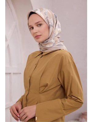 Belli % 100 Twill Ipek Eşarp 4213D 84