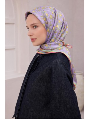 Belli % 100 Twill Ipek Eşarp 4212D 55