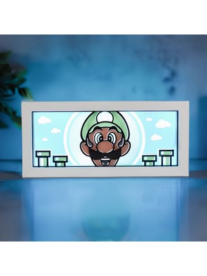 Jade Produck Yeşil Kahraman Luigi LED Işık Kutusu