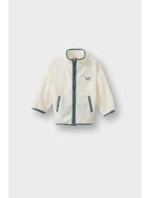 DeFacto Dokuma Etiketli Fermuarlı Polar Hırka Erkek Bebek G3139A525WN