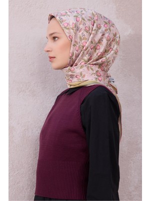 Belli % 100 Twill Ipek Eşarp 4212D 04