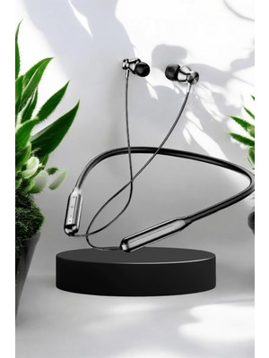 Aylina Bfs Boyun Bantlı Kablolu Kulaklık Anc Özelliği Uzun Şarj Süreli Sporcu Kulaklığı 100 Saat