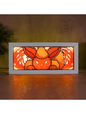 Jade Produck Alevli Flareon LED Işık Kutusu