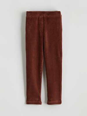 Lc Waikiki Yeni Sezon Beli Lastikli Basic Kız Çocuk Kadife Tayt