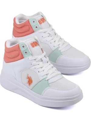 U.S. Polo Assn. U.S Polo Assn. 101318530 Lama WMN Beyaz-Mınt-Pudra Kadın Spor Aya