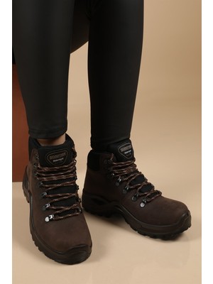 Scooter G1221CKO Koyu Kahve Crazy Deri Watertıght Outdoor Trekkin