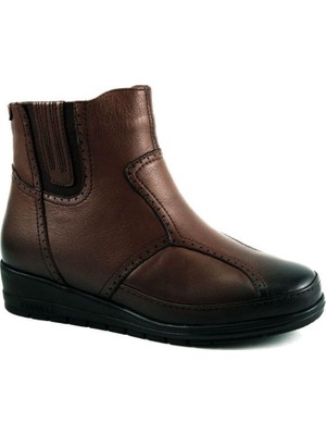 Forelli Kadın Kahve Hakiki Deri Bot 25157-H