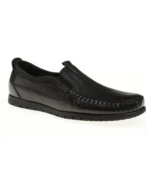 Forelli 35201-H Alboy Siyah Erkek Hakiki Deri Ayakkabı