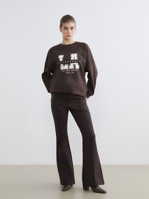 Lc Waikiki Yeni Sezon Beli Lastikli Ispanyol Paça Kadın Pantolon