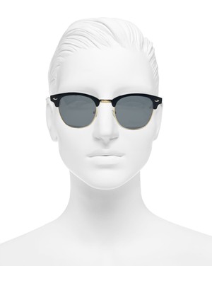 Gampus Vintage Fashion Hafif Unisex Güneş Gözlüğü Güneş Gözlüğü Gold Çerçeve 9911