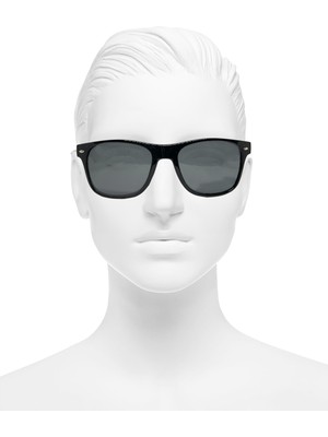 Gampus Vintage Fashion Hafif Unisex Güneş Gözlüğü Güneş Gözlüğü Siyah Çerçeve Oval Mo.11