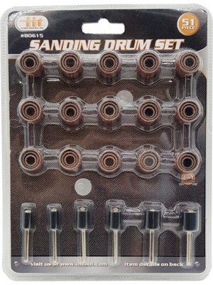 Gampus Rulo Zımpara Seti 51'li Dremel Uyumlu Çoklu Zımpara Seti El Işleri Zımpara Uçları