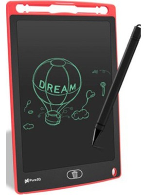 Gampus Writing Tablet LCD 8.5 Inç Dijital Kalemli Çizim Yazı Tahtası Kırmızı Yazı Tahtası