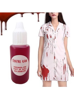 Konsol 1 Adet Yapay Tiyatro Şaka Kanı Hallowen Sahte Kan PP190301