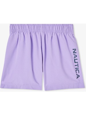 Nautica Çocuk Mor Standart Fit Mayo Şort