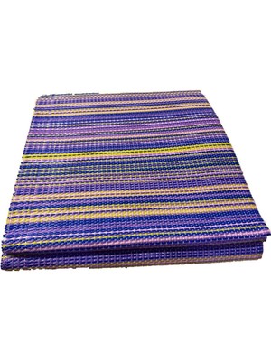 Store Katlanabilir Plastik Hasır Kilim Dış Mekan Piknik Kamp Sergisi Çift Dikiş (Pembe, 175 x 220 Cm)
