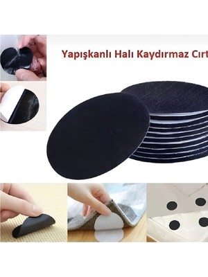 Chna 10 Adet Halı Araç Paspası Nevresim Örtü Kaydırmaz Cırt Bant Seti Yapışkanlı Halı Kaydırmaz Özel