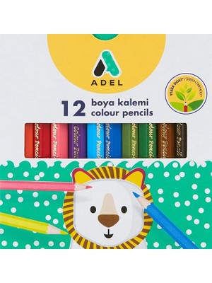 Boya Kalemi, Yarım Boy, 12 R. (Fsc)
