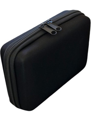 Craft Makyaj Çantası Sert Kapaklı Kozmetik Seyahat Organizeri Çok Amaçlı (Siyah)