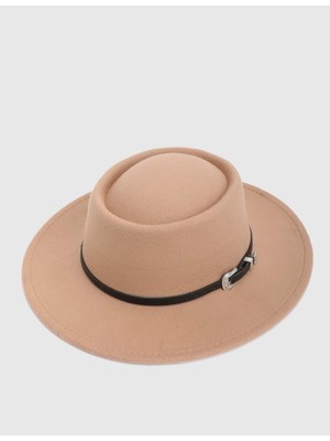 İLVİ Bont Kaşmir Camel Kadın Şapka