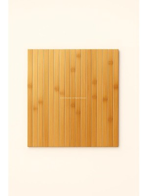 Bambu Katlanabilir Yan Sehpa 40X29 Cm, Koltuk ve Kanepe Kenarı Portatif Tepsi, Amerikan Servisi