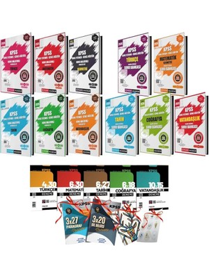 Akademi Yayıncılık 2026 Önlisans Kpss Gygk Pegem 11LI Konu Anlatım ve Soru Bankası Seti ve 5li Branş Deneme 4 Hediye