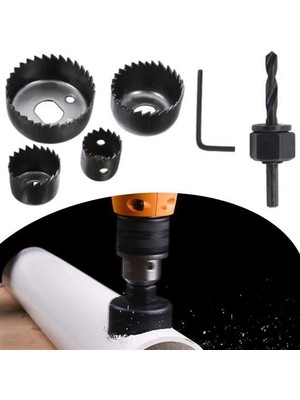 Venüs Shopping 6 Parça Demir Ahşap Alçıpan Delme Buat Açma Seti