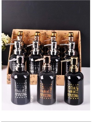 Venüs Shopping Yaldızlı Siyah Sıvı Sabunluk 1 Adet -PAÇİ400708